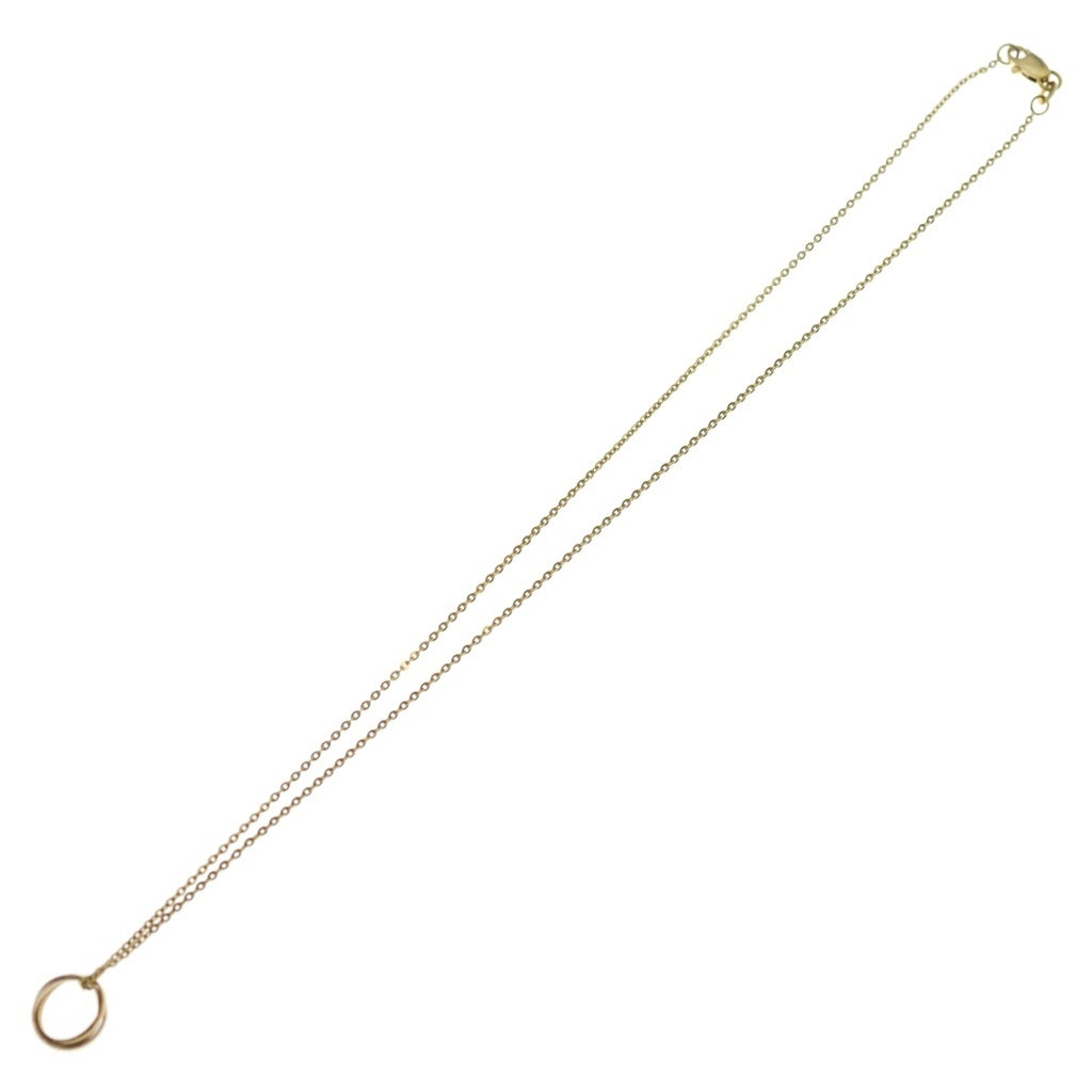 Cartier(カルティエ) ミニトリニティトップネックレス ペンダント チェーン ゴールド×ピンクゴールド×ホワイトゴールド 750 レディース