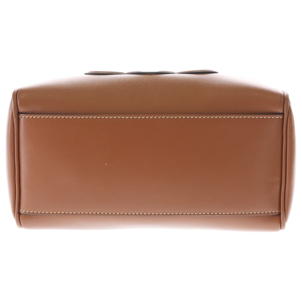 CELINE(セリーヌ) セリーヌ ミニボストンバッグ ハンドバッグ キュイル ショルダーバッグ 2WAYバッグ ブラウン レザー タン ブラウン ゴールド金具 レディース