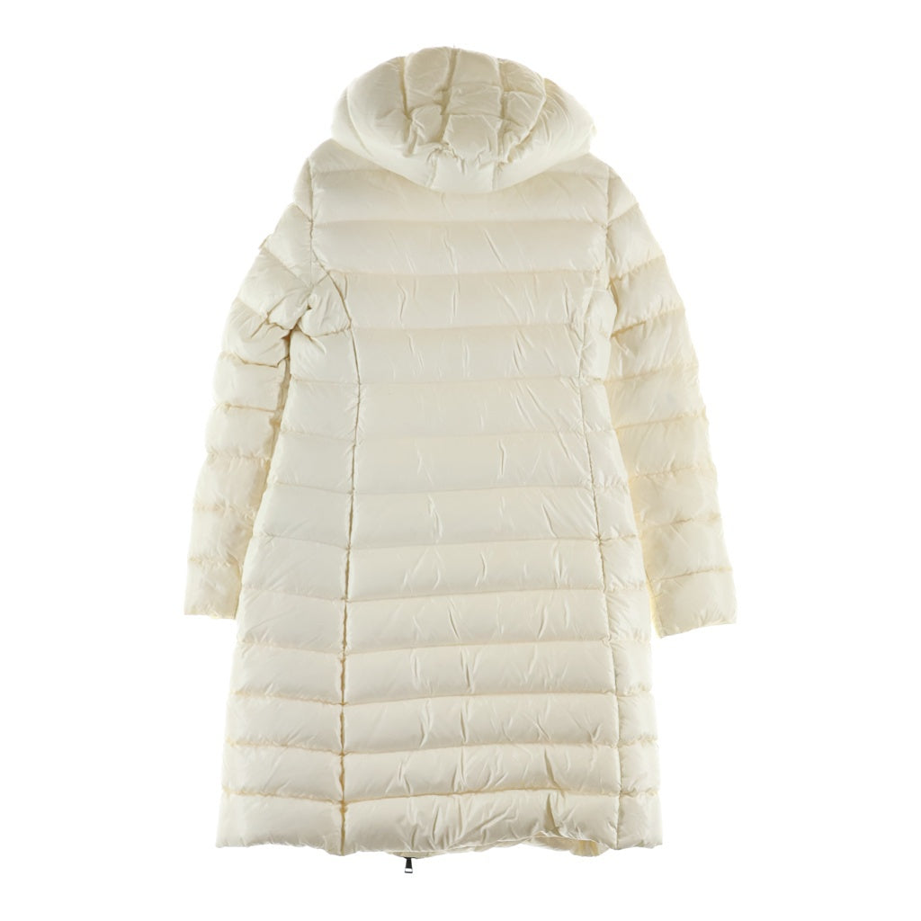 MONCLER(モンクレール) 16AW MOKA モカ フーデッド ダウン ロング ジャケット コート ホワイト B20934981705 68950 レディース