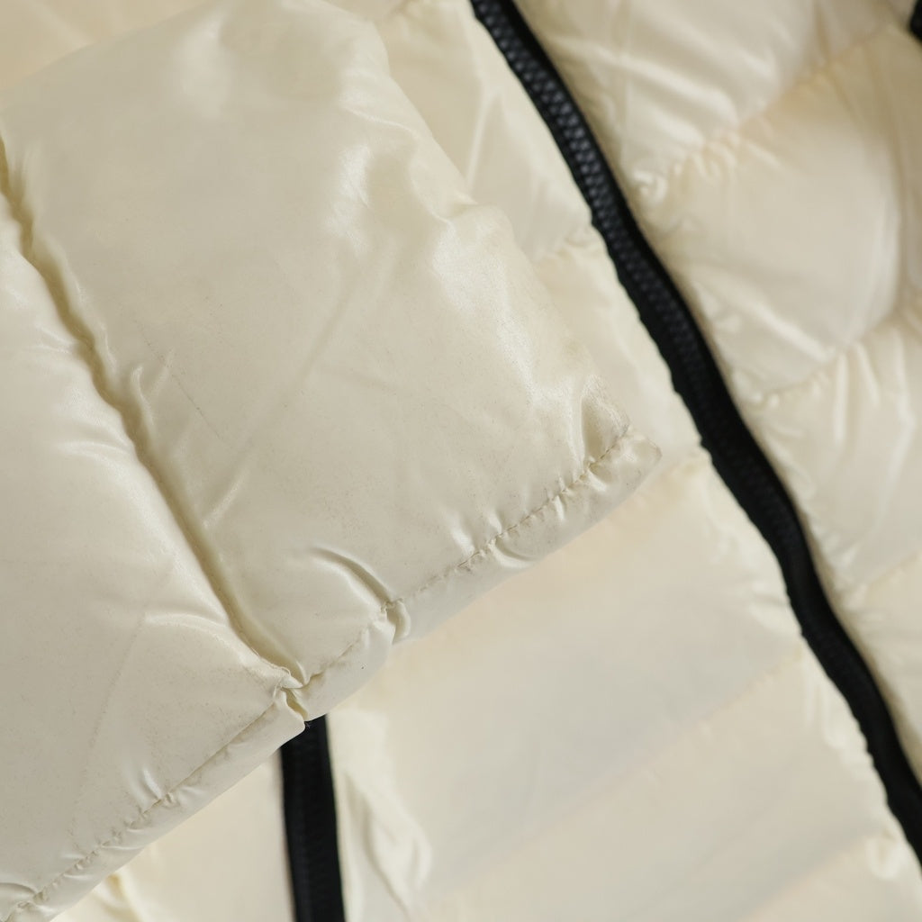 MONCLER(モンクレール) 16AW MOKA モカ フーデッド ダウン ロング ジャケット コート ホワイト B20934981705 68950 レディース
