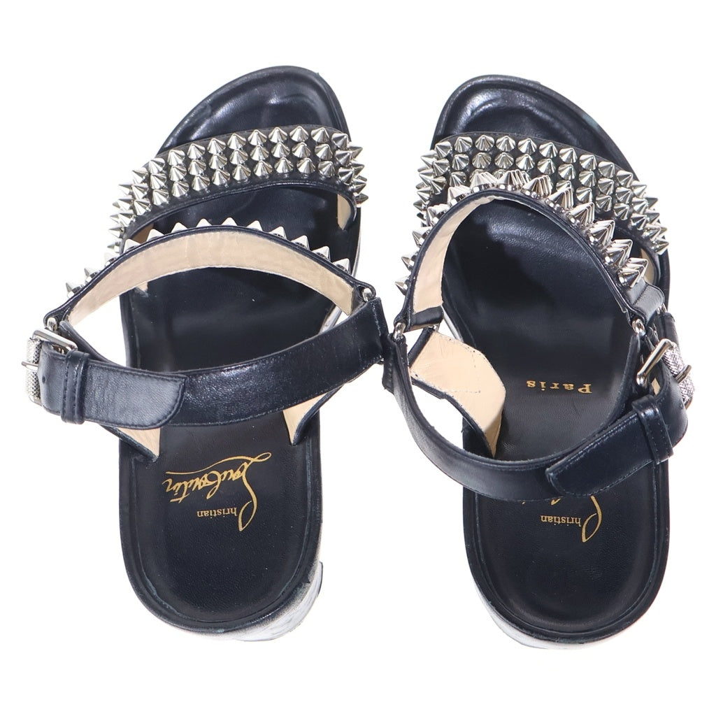 美品　クリスチャンルブタン　スパイクサンダル　スタッズ　スピカクラブ　レザー CHRISTIAN LOUBOUTIN(クリスチャンルブタン) スパイクスタッズ レザー