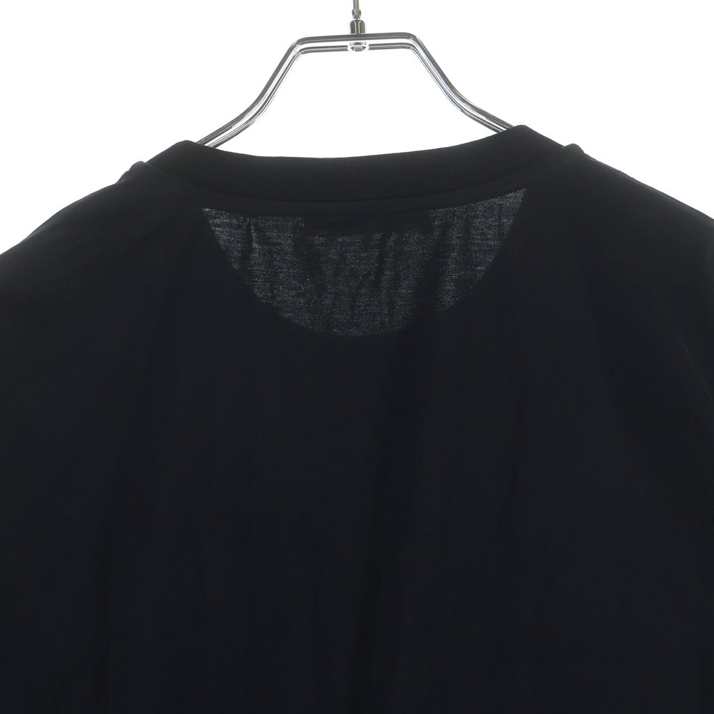 GIVENCHY(ジバンシィ) ロゴ刺繍 クルーネック 半袖Tシャツ カットソー ブラック レディース