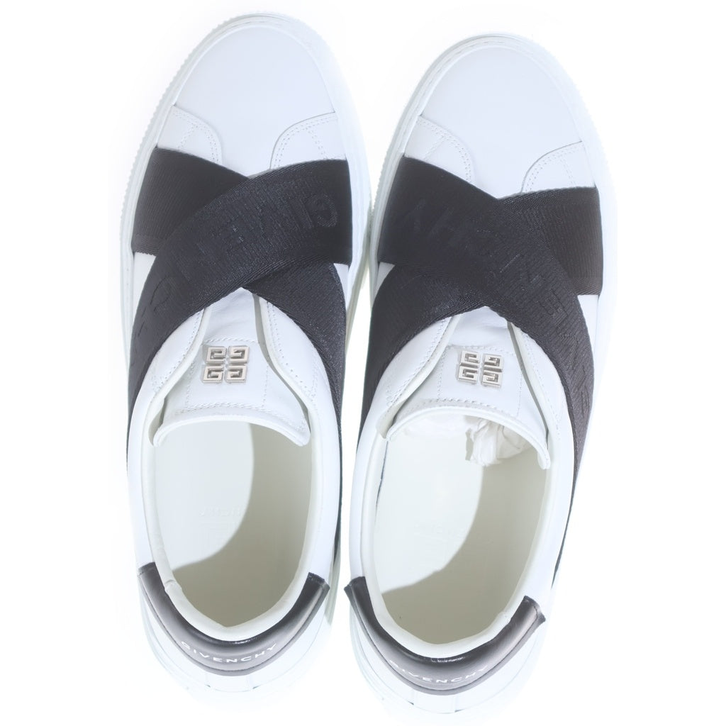 GIVENCHY(ジバンシィ) シティスポーツ ダブルウェビングストラップ ローカットシューズ スニーカー ホワイト/ブラックBH0096H1HD-116