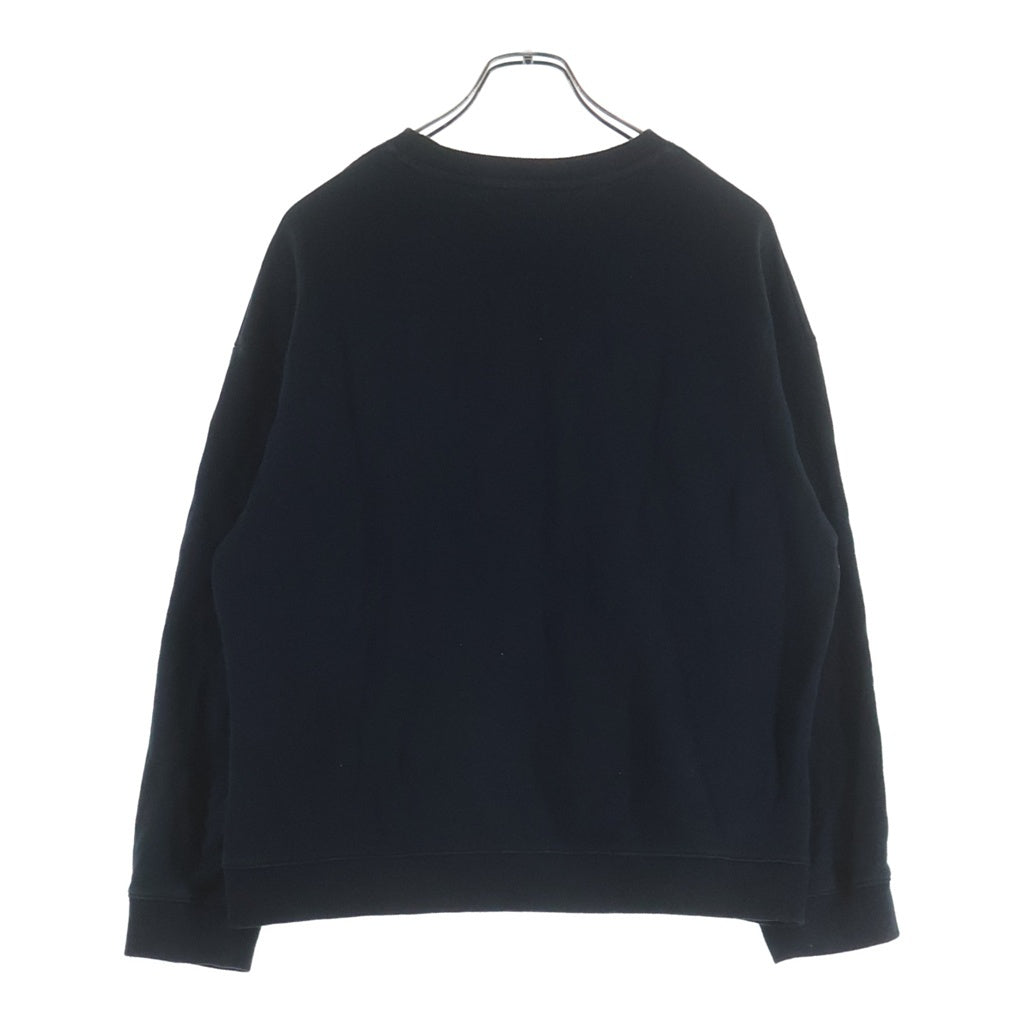 A.P.C(アーペーセー) ロゴ刺繍スウェット トレーナー ブラック #L