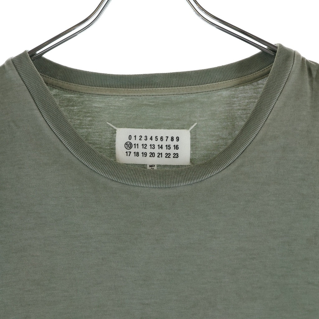 Maison Martin Margiela(メゾンマルタンマルジェラ) カットソー グリーン コットン #48