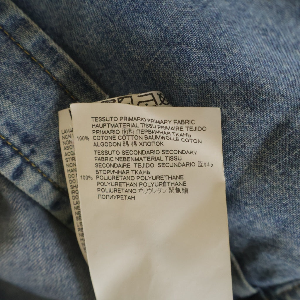Maison Martin Margiela(メゾンマルタンマルジェラ) デニムシャツ ブルー コットン #41