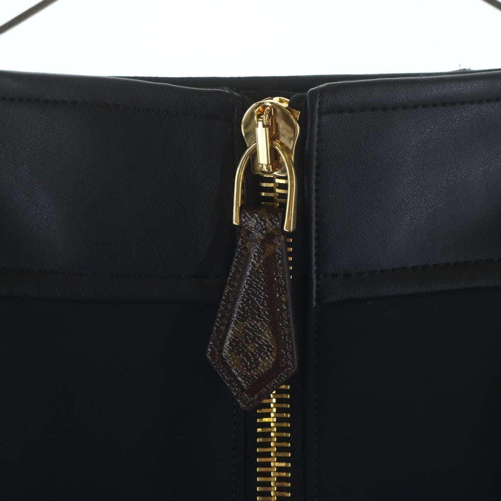 LOUIS VUITTON(ルイヴィトン) ウール金ボタンミニスカート ブラック #34 RW231B レディース