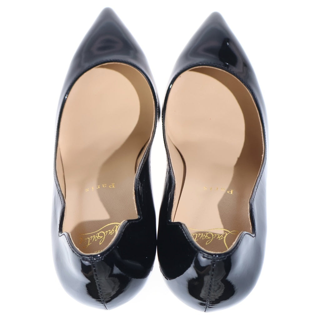 CHRISTIAN LOUBOUTIN(クリスチャンルブタン) パテントレザー ヒール パンプス シューズ ブラック レディース