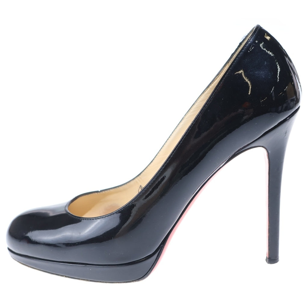 CHRISTIAN LOUBOUTIN(クリスチャンルブタン) パテントレザー ヒール パンプス シューズ ブラック レディース