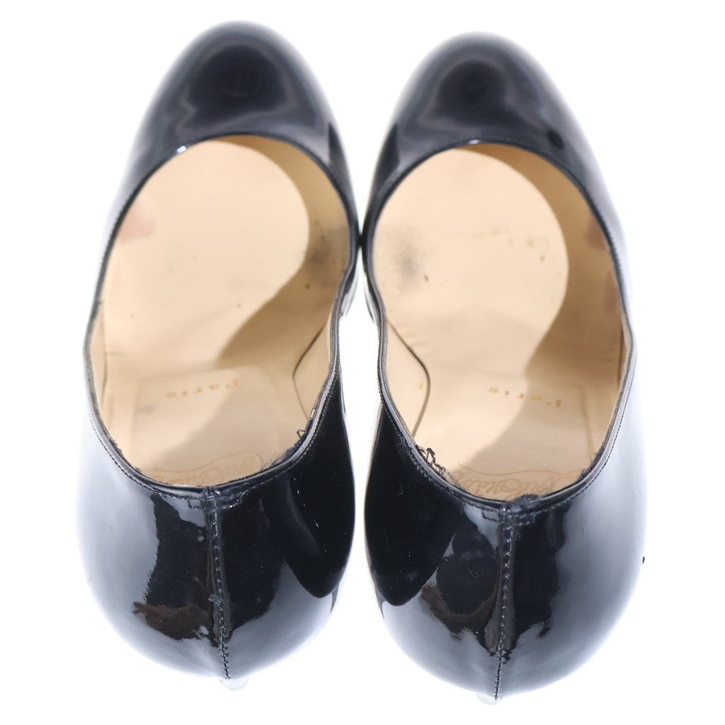 CHRISTIAN LOUBOUTIN(クリスチャンルブタン) パテントレザー ヒール パンプス シューズ ブラック レディース