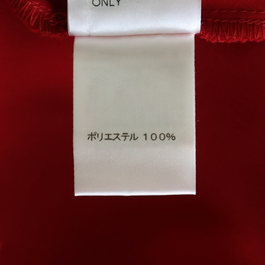 TADASHI SHOJI(タダシショウジ) クルーネック ケープ付き ノースリーブ ワンピース ドレス レッド レディース ALG15080MJ