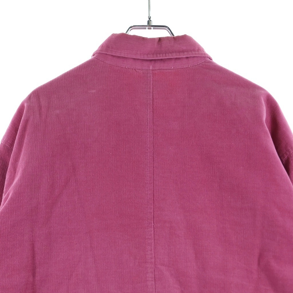 SUPREME(シュプリーム) 17AW Corduroy Qualited Shirt コーデュロイ キルテッド 長袖シャツ ピンク