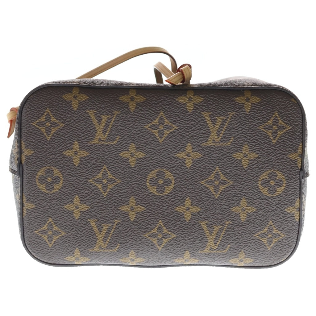 LOUIS VUITTON(ルイヴィトン) モノグラム ネオノエBB 2WAYバッグ ハンドバッグ ショルダーバッグ ブラウン レザー×PVC M46581 ゴールド金具 レディース