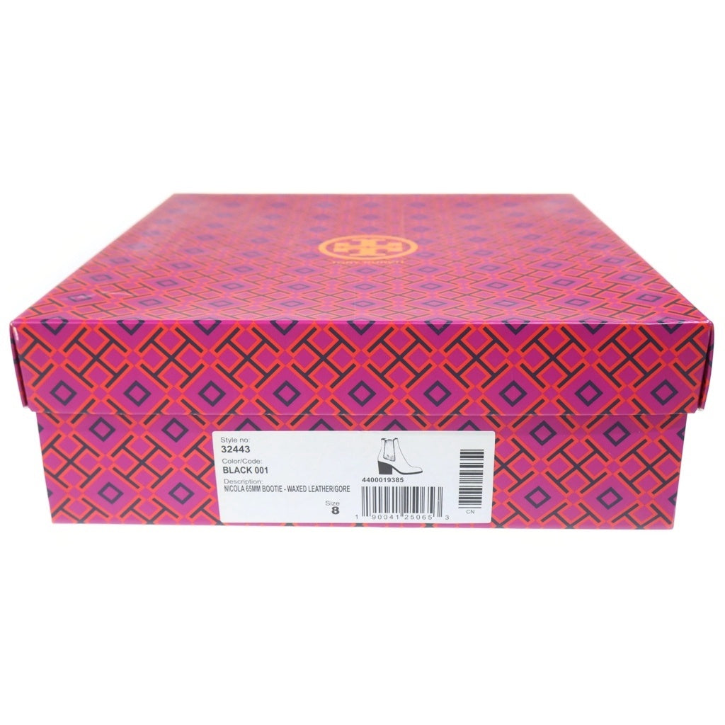 TORY BURCH(トリー バーチ) NICOLA 65MM ニコラ サイドゴア ヒール レザー ショートブーツ ブラック 32443 レディース