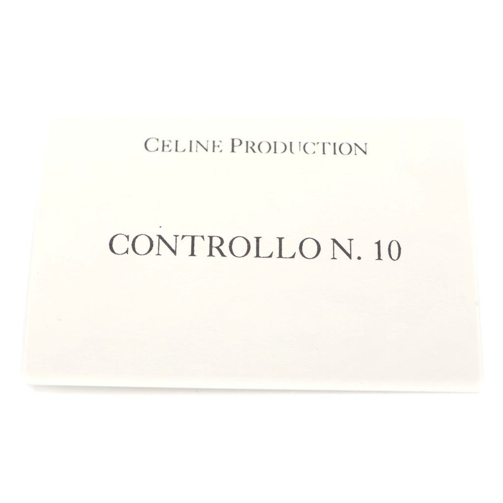 CELINE(セリーヌ) マカダム ハンドバッグ ミニトートバッグ ブラウン PVC×レザー ゴールド金具 レディース