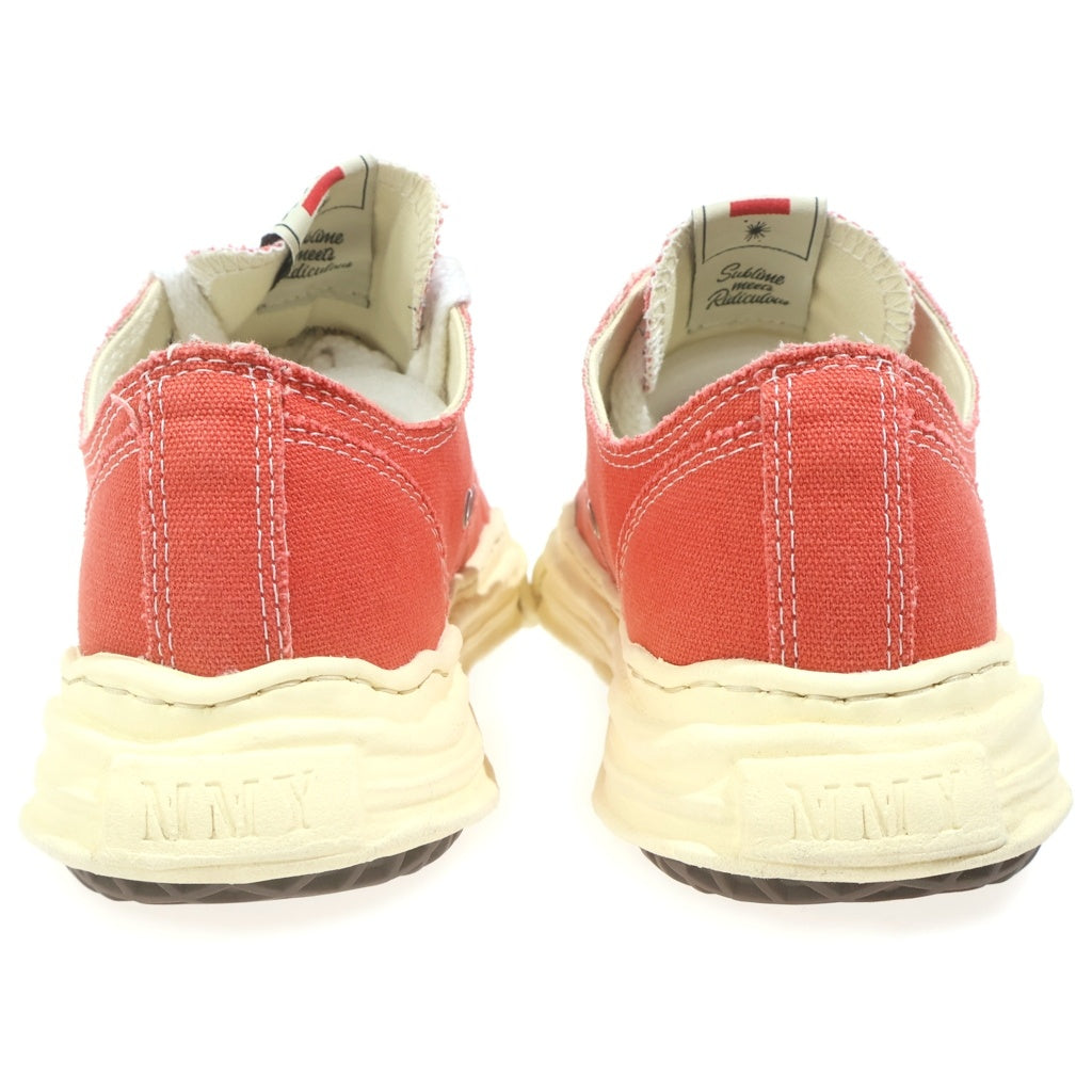 MAISON MIHARAYASUHIRO(メゾンミハラヤスヒロ) HANK キャンバスローカットスニーカー オレンジ #42 A09FW734