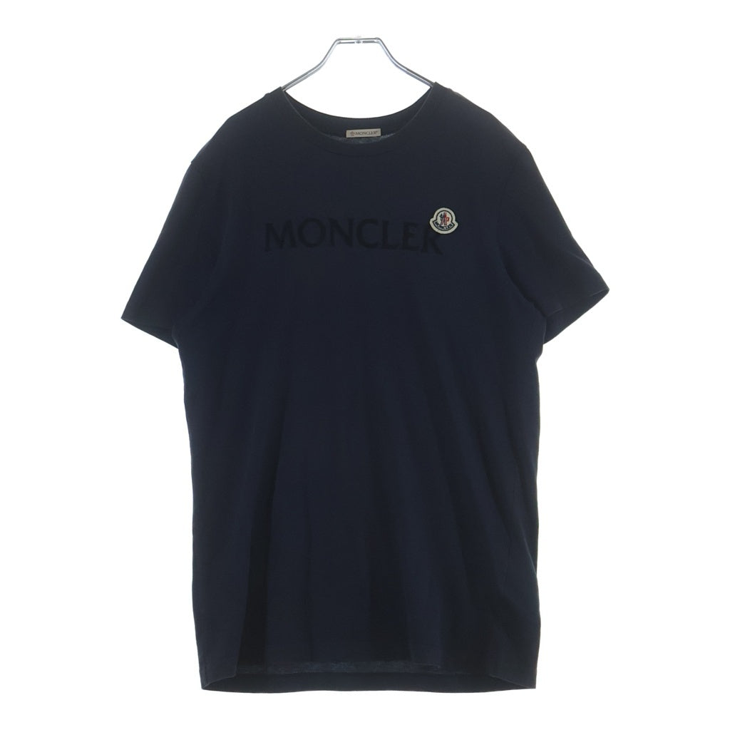 MONCLER(モンクレール) 21SS ロゴワッペン クルーネックロゴ Tシャツ ネイビー コットン H20918C00025 8390T