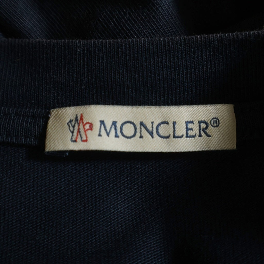 MONCLER(モンクレール) 21SS ロゴワッペン クルーネックロゴ Tシャツ ネイビー コットン H20918C00025 8390T