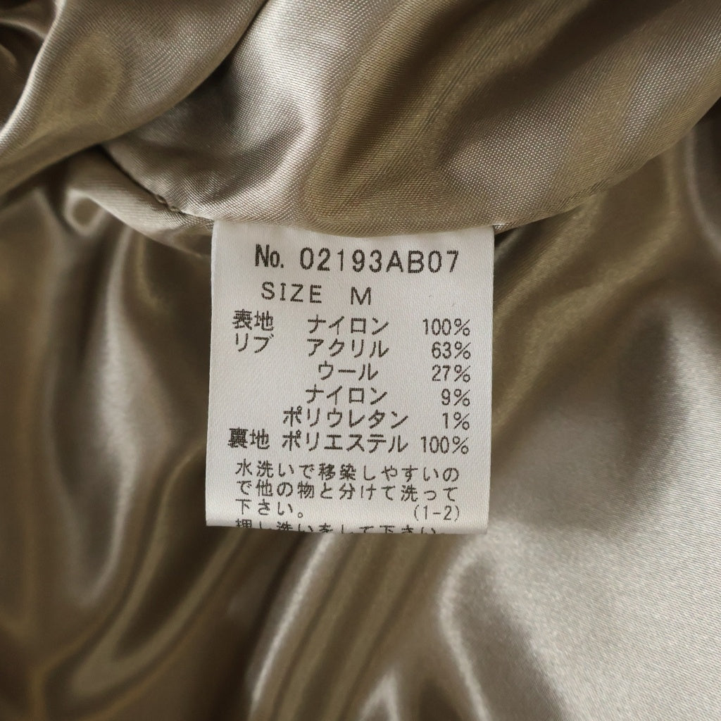 HYSTERIC GLAMOUR(ヒステリックグラマー) ロゴスクラッチ MA-1 ブルゾン グリーン カーキ ナイロン #M