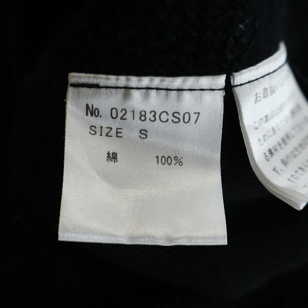 HYSTERIC GLAMOUR(ヒステリックグラマー) ヒスガールプリント スウェット ブラック コットン #S