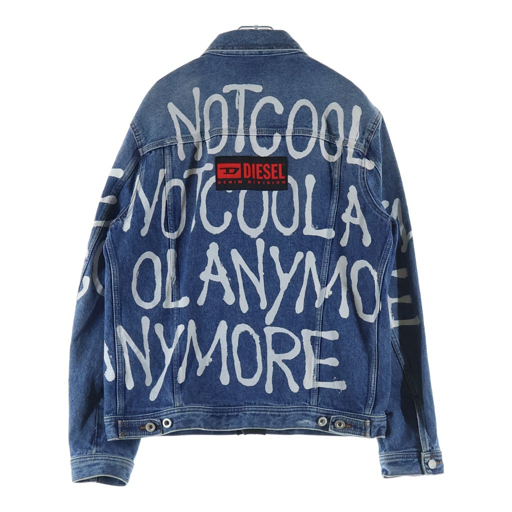 DIESEL(ディーゼル) 18AW NOT COOL ANYMORE HC-NHILL ヘイトクチュールデニムジャケット ペイント インディゴ