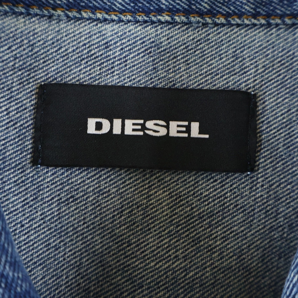 DIESEL(ディーゼル) 18AW NOT COOL ANYMORE HC-NHILL ヘイトクチュールデニムジャケット ペイント インディゴ