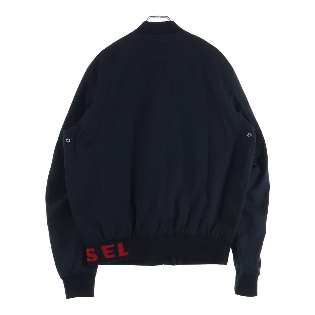 DIESEL(ディーゼル) ボンバージャケット コットンツイル ブラック コットン