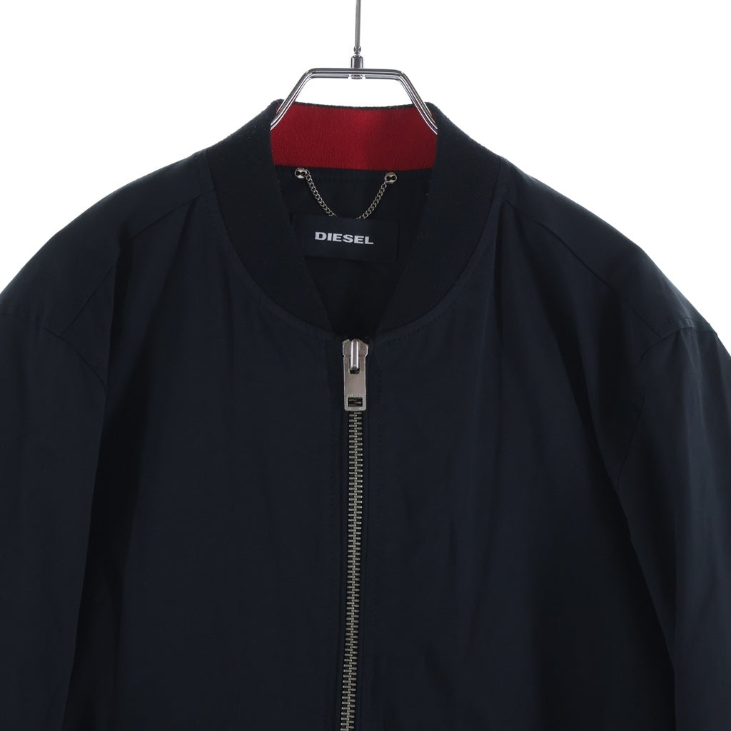 DIESEL(ディーゼル) ボンバージャケット コットンツイル ブラック コットン