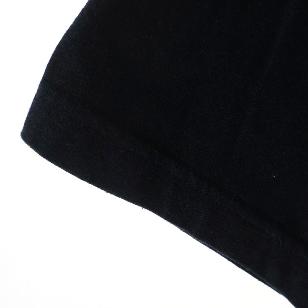 BALENCIAGA(バレンシアガ) レインボーロゴ刺繍Tシャツ ブラック #M 570805 レディース