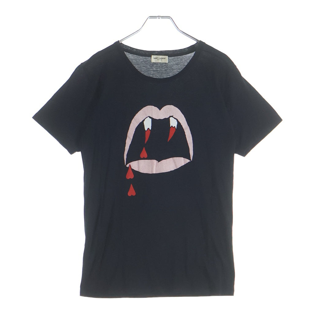 SAINT LAURENT PARIS(サンローランパリ) Tシャツ ブラック 00163 レディース