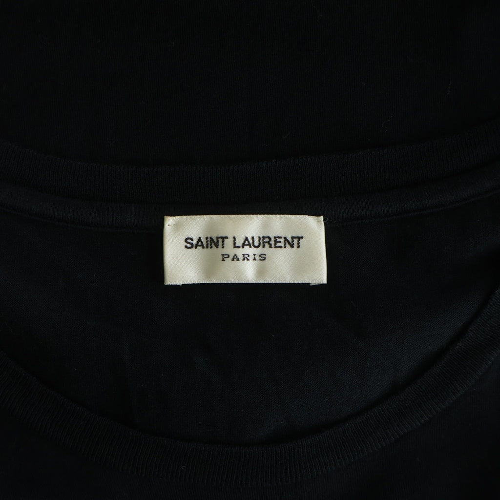 SAINT LAURENT PARIS(サンローランパリ) Tシャツ ブラック 00163 レディース