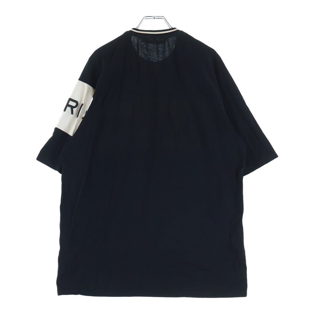 GIVENCHY(ジバンシィ) ロゴ刺繍Tシャツ ブラック #XXL BM708U3002
