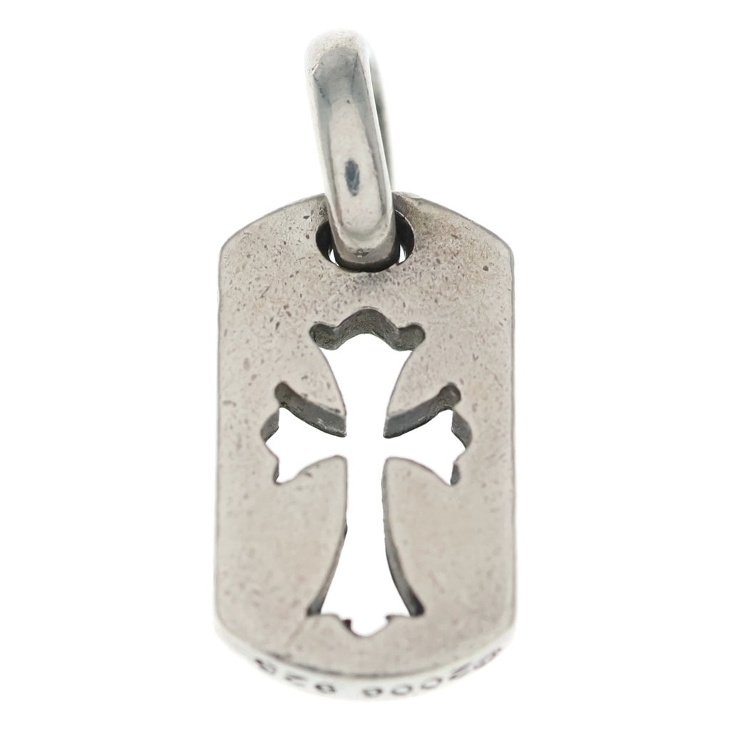 CHROME HEARTS(クロムハーツ) D TAG SML CO CRS カットアウトクロスドッグタグ スモール ペンダントトップ シルバー BCA242