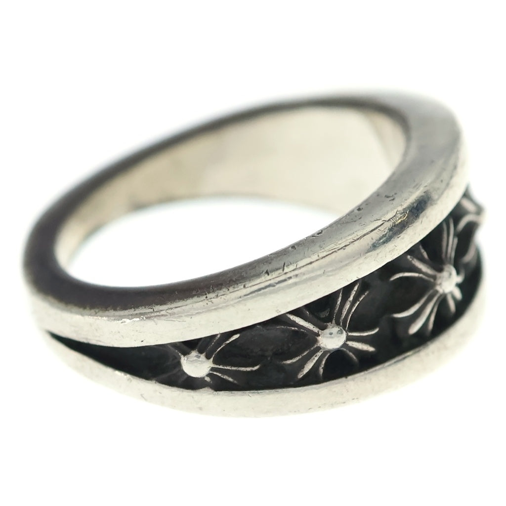 CHROME HEARTS(クロムハーツ) NARROW V CH PLS ナローVバンド CHプラスリング シルバー BCA399