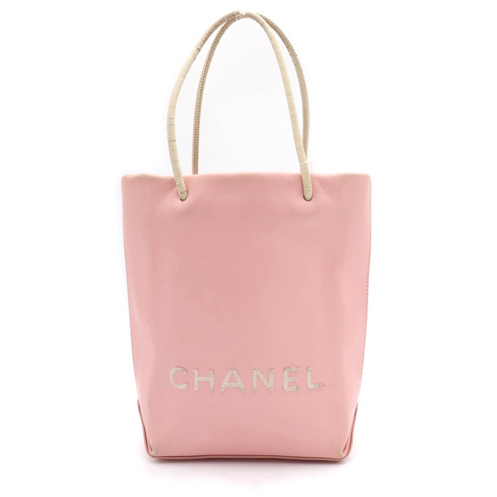 CHANEL(シャネル) エッセンシャル ミニハンドバッグ ピンク レザー レディース