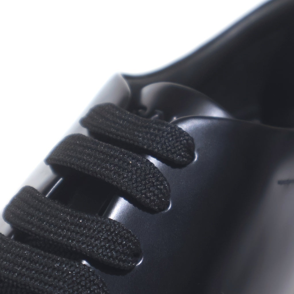 PRADA(プラダ) ブラッシュドレザー レースアップ ローカットシューズ スニーカー ブラック