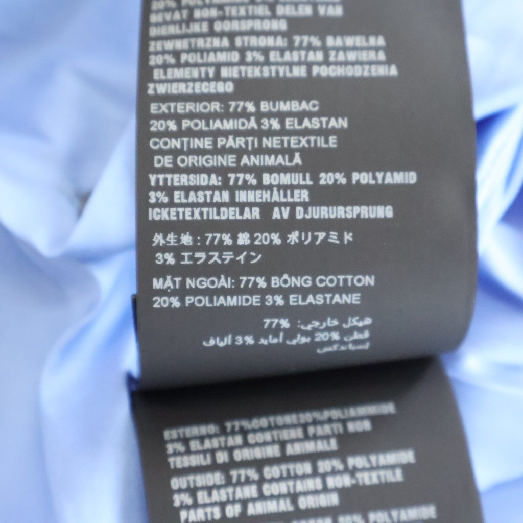 PRADA(プラダ) トライアングルパッチ ロングスリーブ 長袖シャツ ブルー