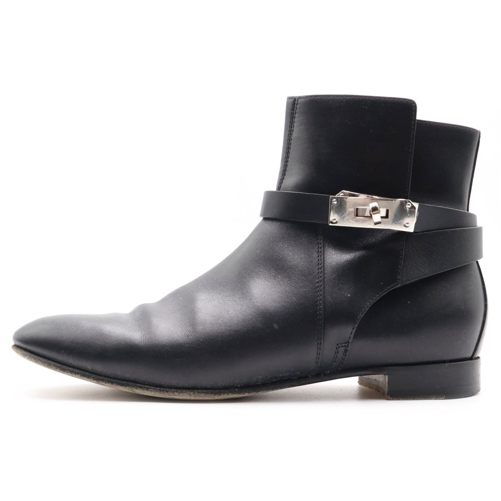 HERMES(エルメス) エルメス ネオ ケリーバックル ショートブーツ ブラック #40 162133Z レディース