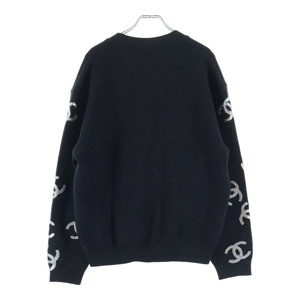 CHANEL(シャネル) ココボタン カーディガン ブラック カシミア #40