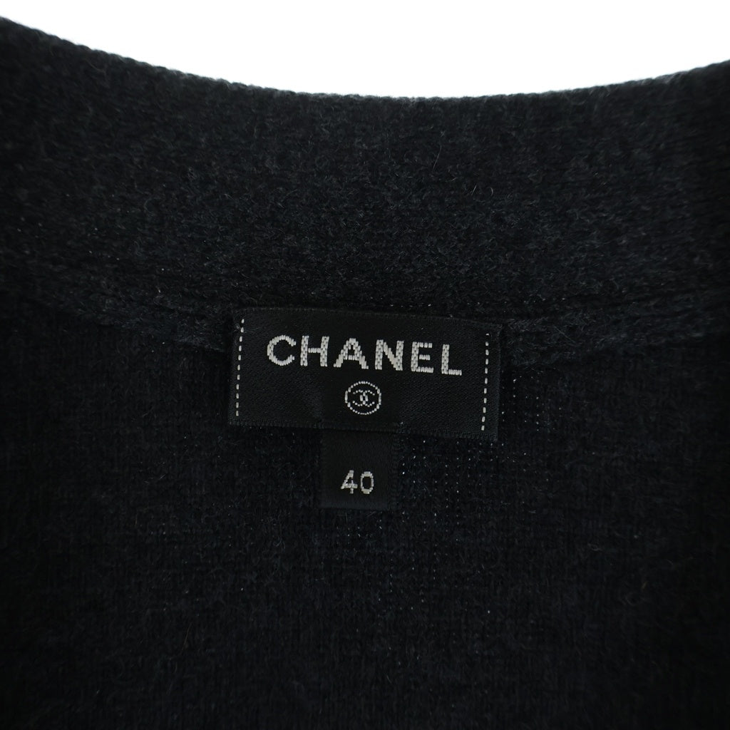 CHANEL(シャネル) ココボタン カーディガン ブラック カシミア #40 P72997K10494 レディース
