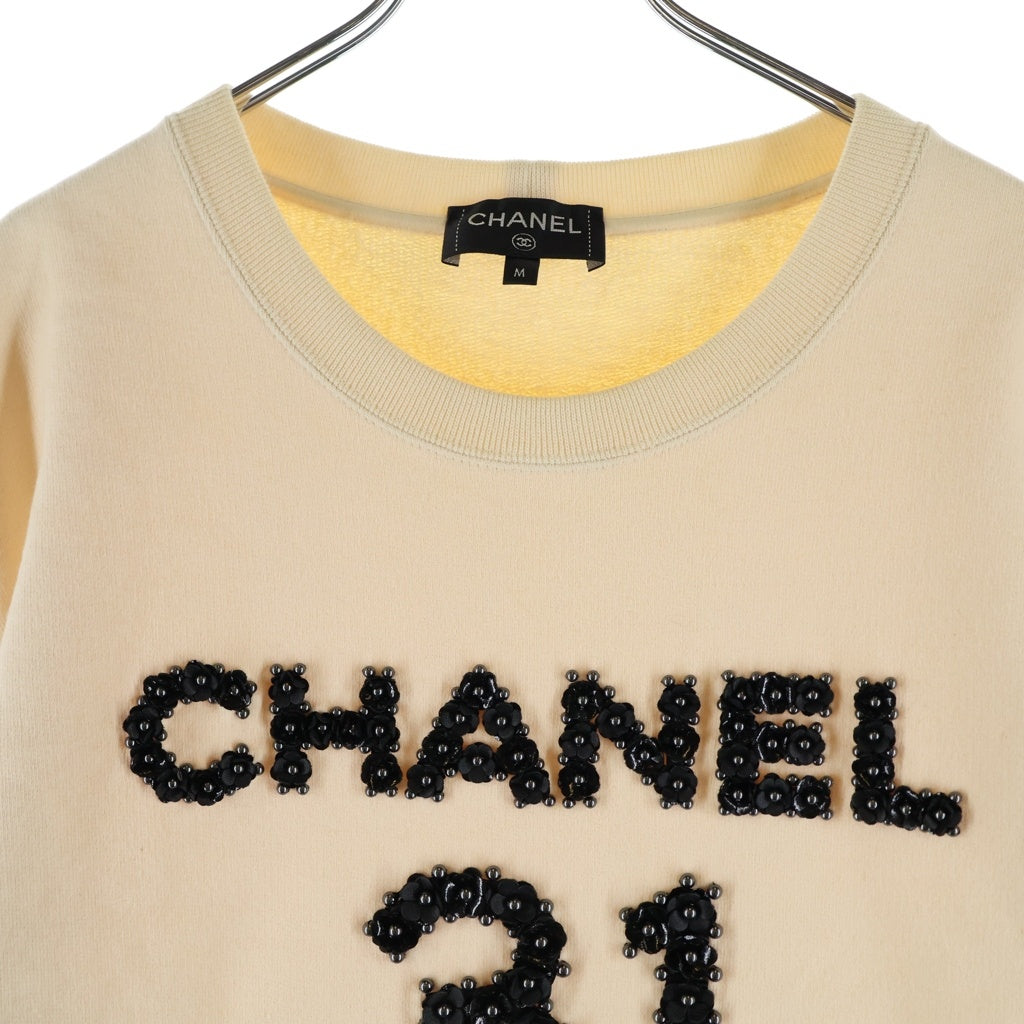 CHANEL(シャネル) カメリア フロントビース スウェット トレーナー