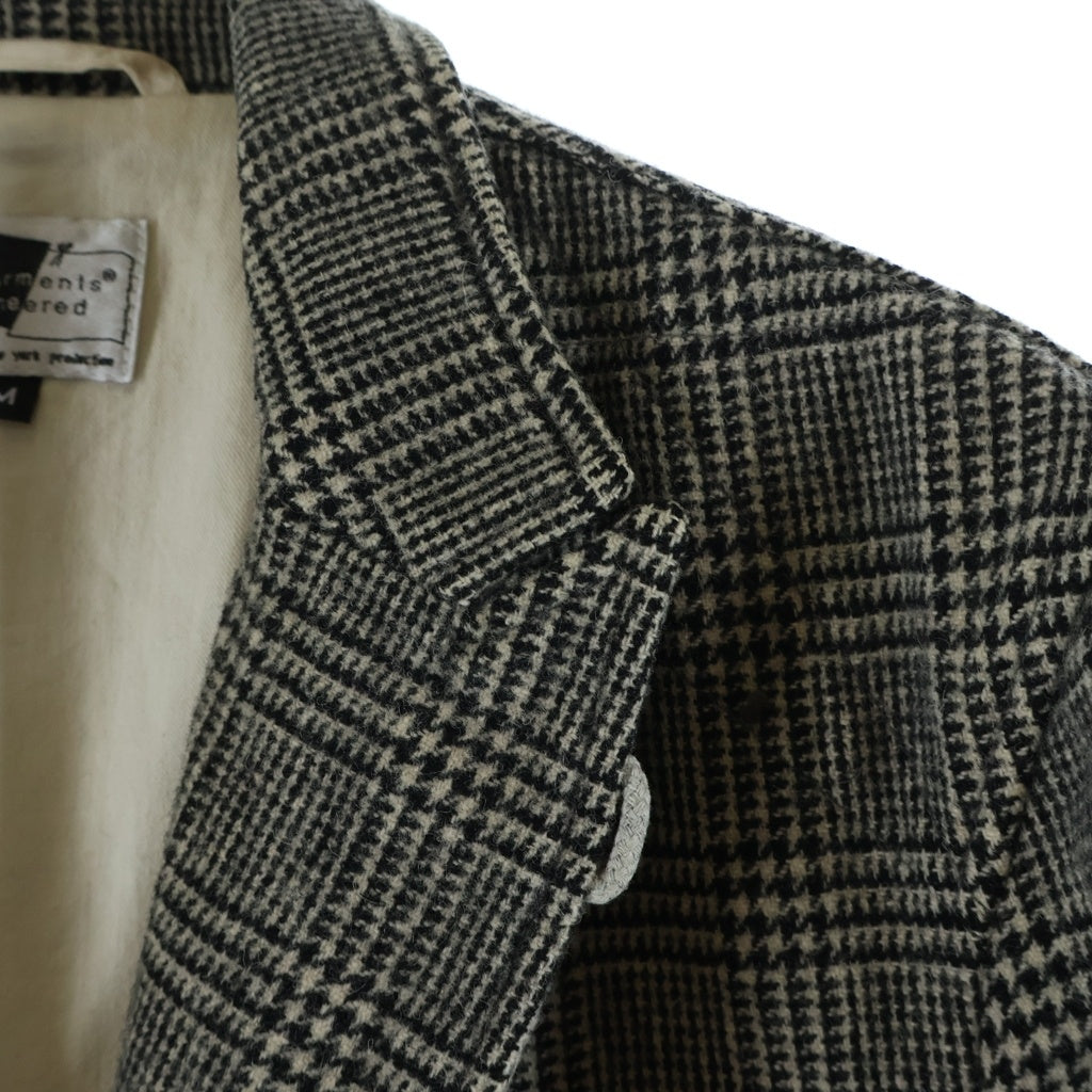 Engineered Garments(エンジニアド ガーメンツ) ガンクラブチェック総柄 ウール 3B テーラードジャケット ベージュ