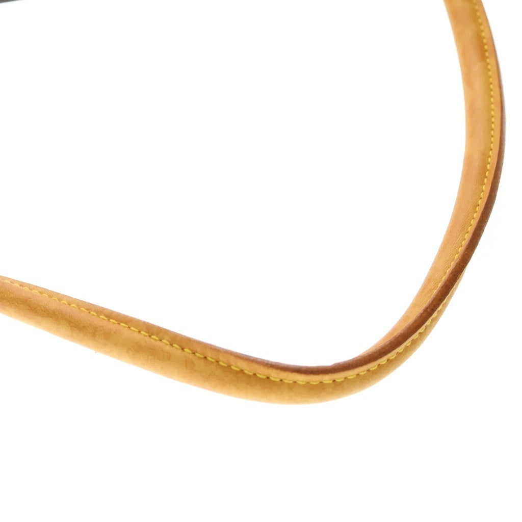 LOUIS VUITTON(ルイヴィトン) モノグラム ルーピングGM ハンドバッグ トートバッグ ブラウン レザー×PVC M51145 ゴールド金具 レディース