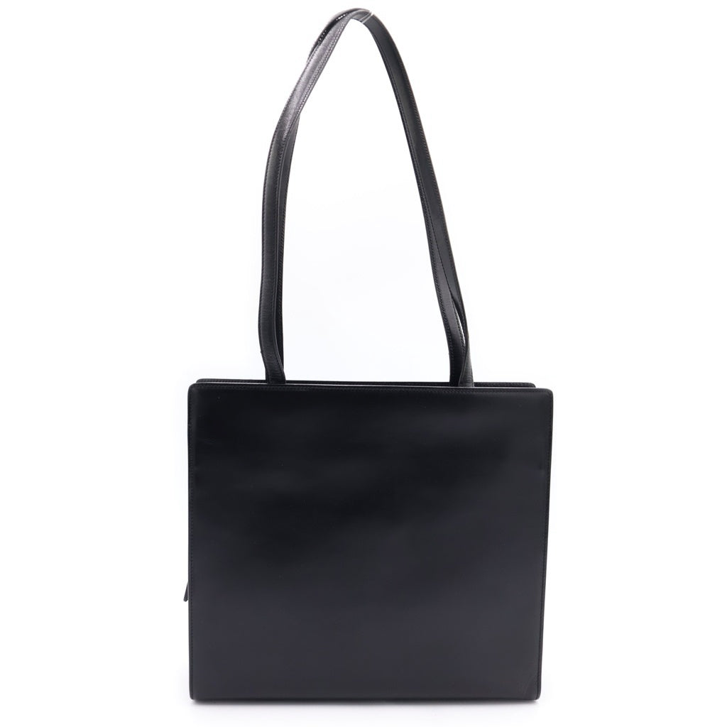 PRADA(プラダ) ショルダートートバッグ ハンドバッグ ブラック レザー レディース