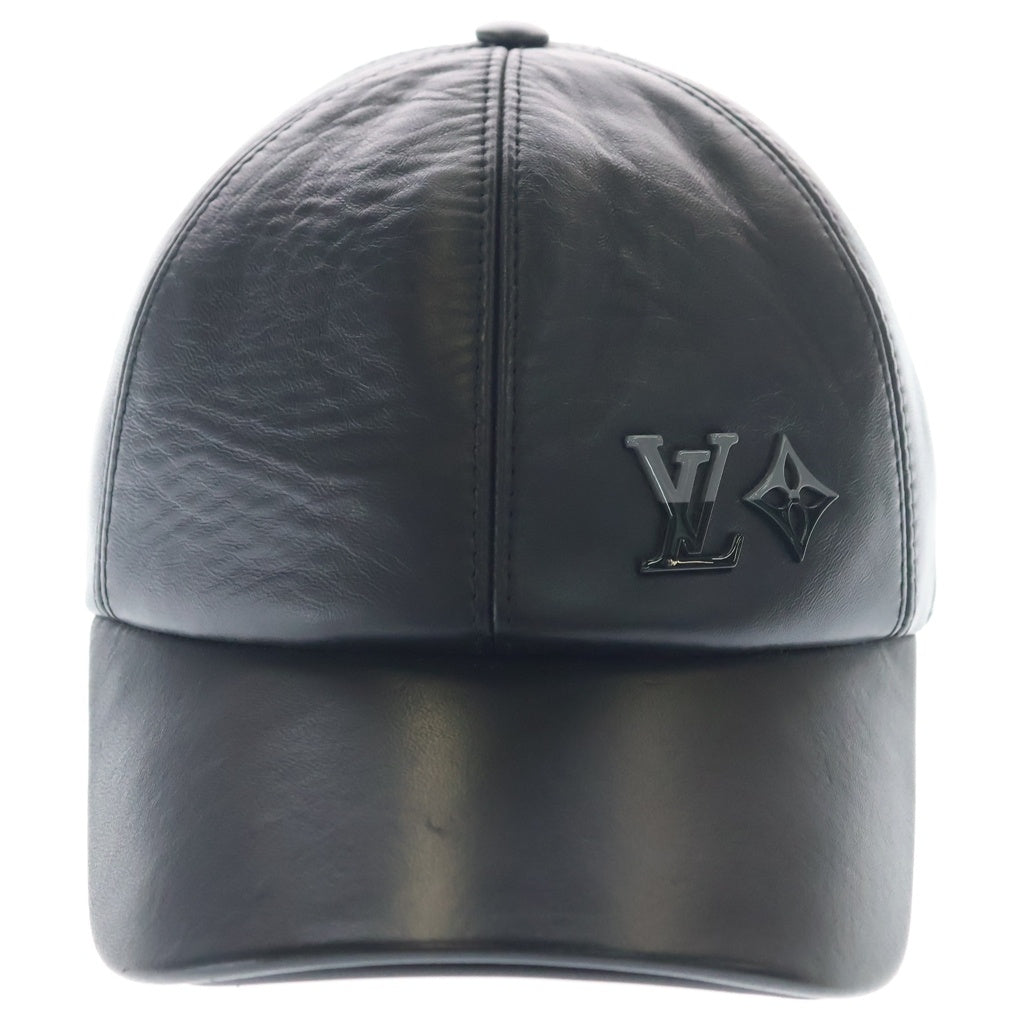 LOUIS VUITTON(ルイヴィトン) LV Dual Leather Cap M7170M デュアル レザーキャップ ブラック