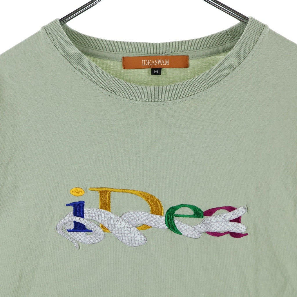 IDEASWAM(イデアスワム) OUROBOROS LOGO TEE ウロボロス ロゴ刺繍 半袖