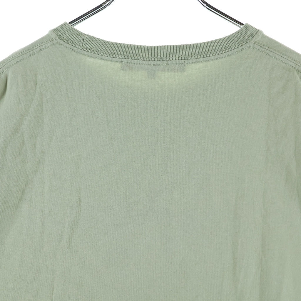 IDEASWAM(イデアスワム) OUROBOROS LOGO TEE ウロボロス ロゴ刺繍 半袖Tシャツ カットソー グリーン ID24SS-CT06