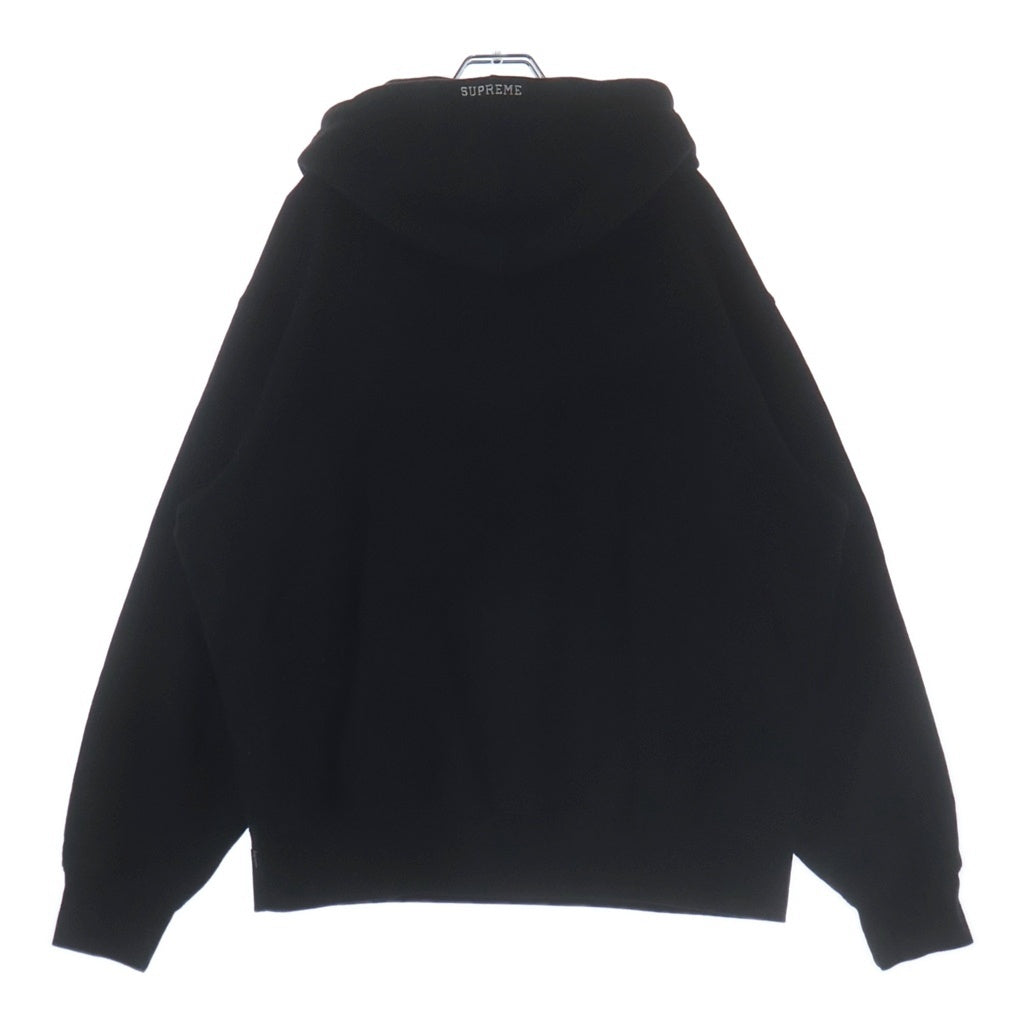 SUPREME(シュプリーム) 25SS S Logo Hooded Sweatshirt Sロゴ刺繍 スウェットプルオーバーパーカー ブラック