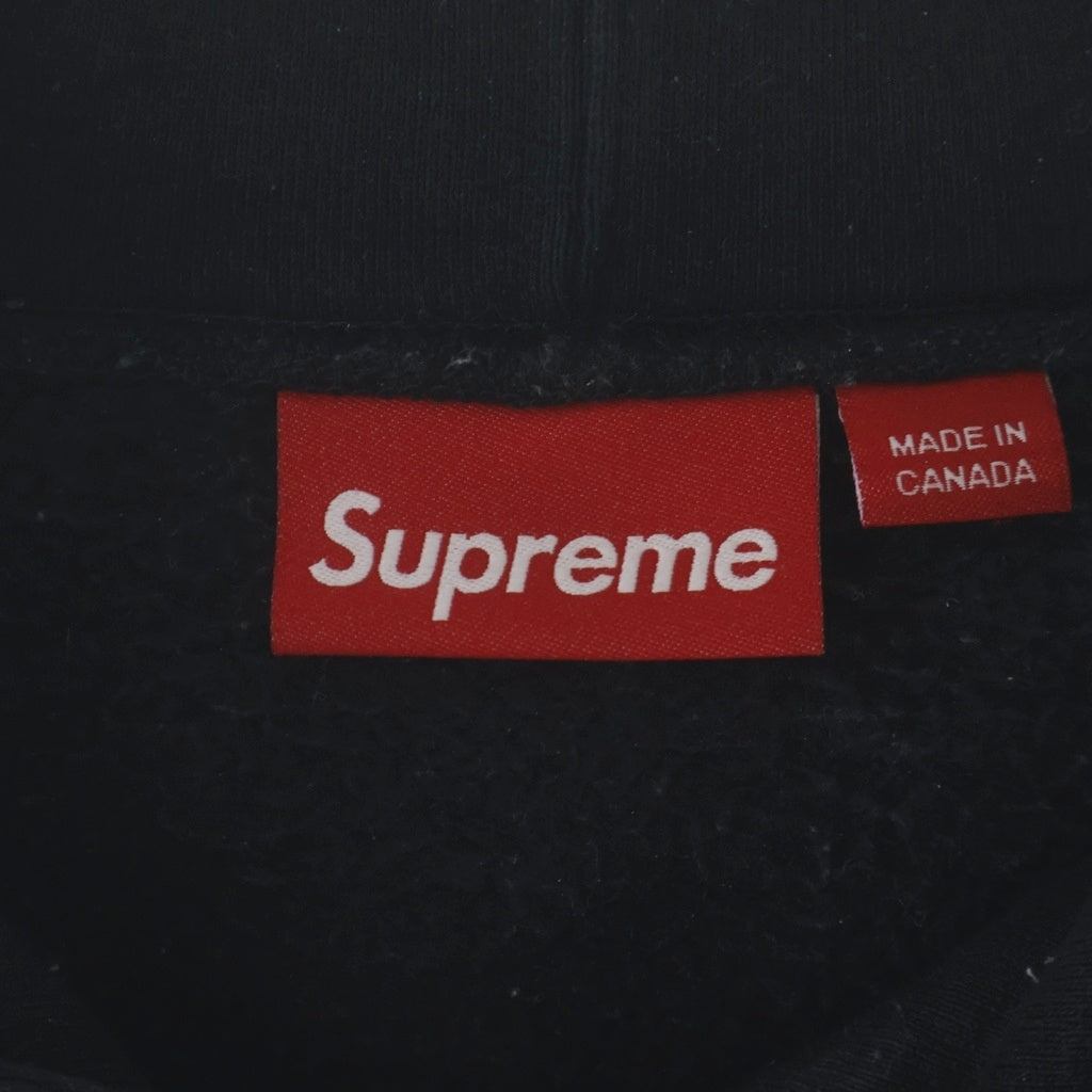 SUPREME(シュプリーム) 25SS S Logo Hooded Sweatshirt Sロゴ刺繍 スウェットプルオーバーパーカー ブラック