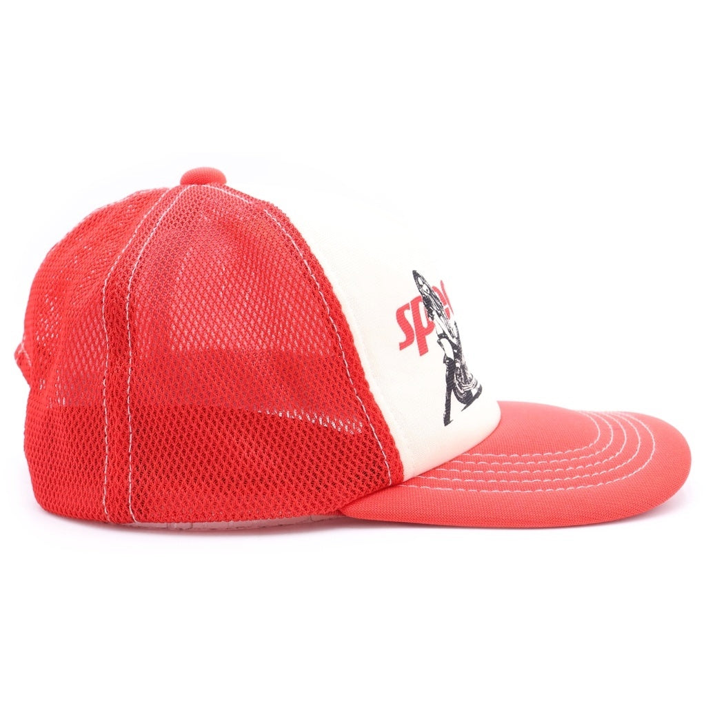 HYSTERIC GLAMOUR(ヒステリックグラマー) SPEEDSTER スピードスター メッシュ キャップ 帽子 レッド 02221QH05
